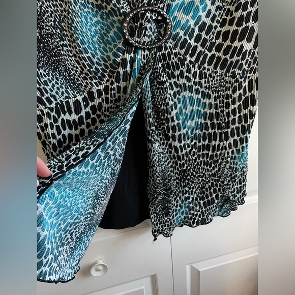 Essentials Rhinestone Buckle Detail Blouse - Picture 2 of 2